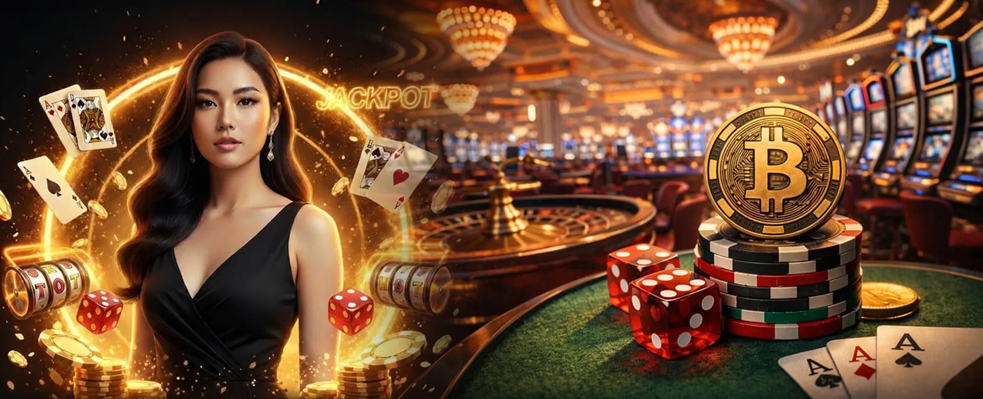 lodigame Blog Main Banner with gaming elements and gold accents